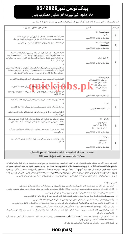 Nescom CareerJobs1737 Jobs 2026 Advertisement