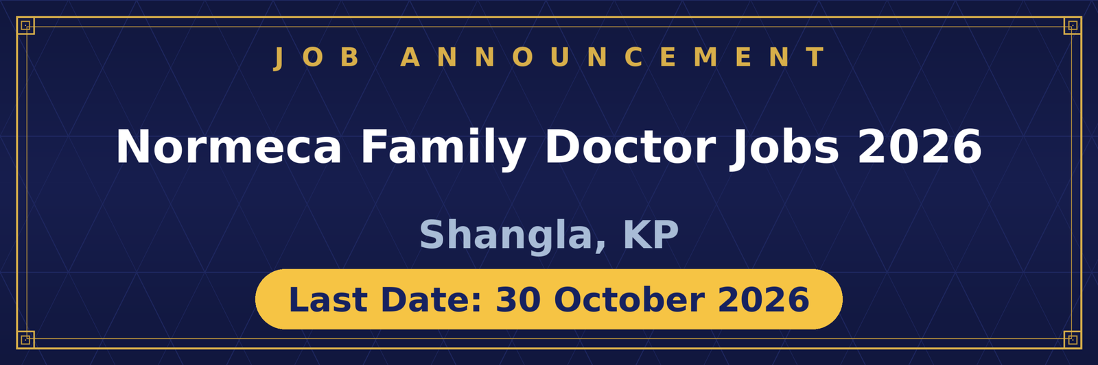 Normeca Family Doctor Jobs 2026 Advertisement