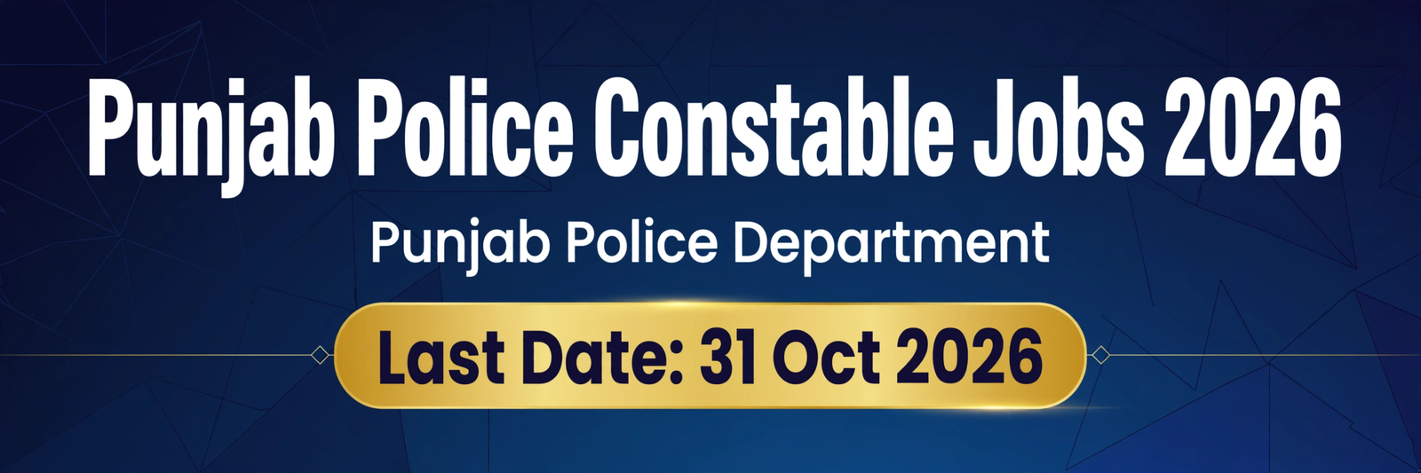 Punjab Police Constable Jobs 2026 – Apply Online (1170 Posts)