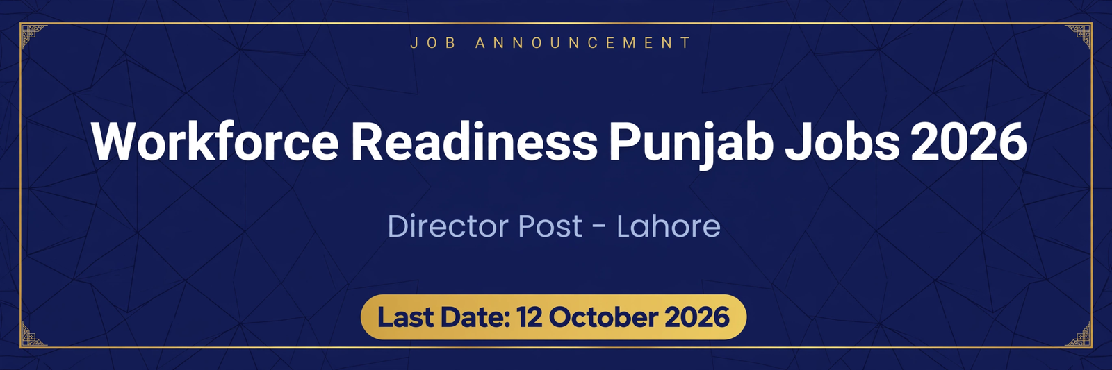 Workforce Readiness Punjab Jobs 2026 Advertisement